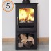 Ecosy+  Purefire Curve 5kw, Multi-Fuel,  Eco Design Ready, Defra Approved Stove - WITH STAND 